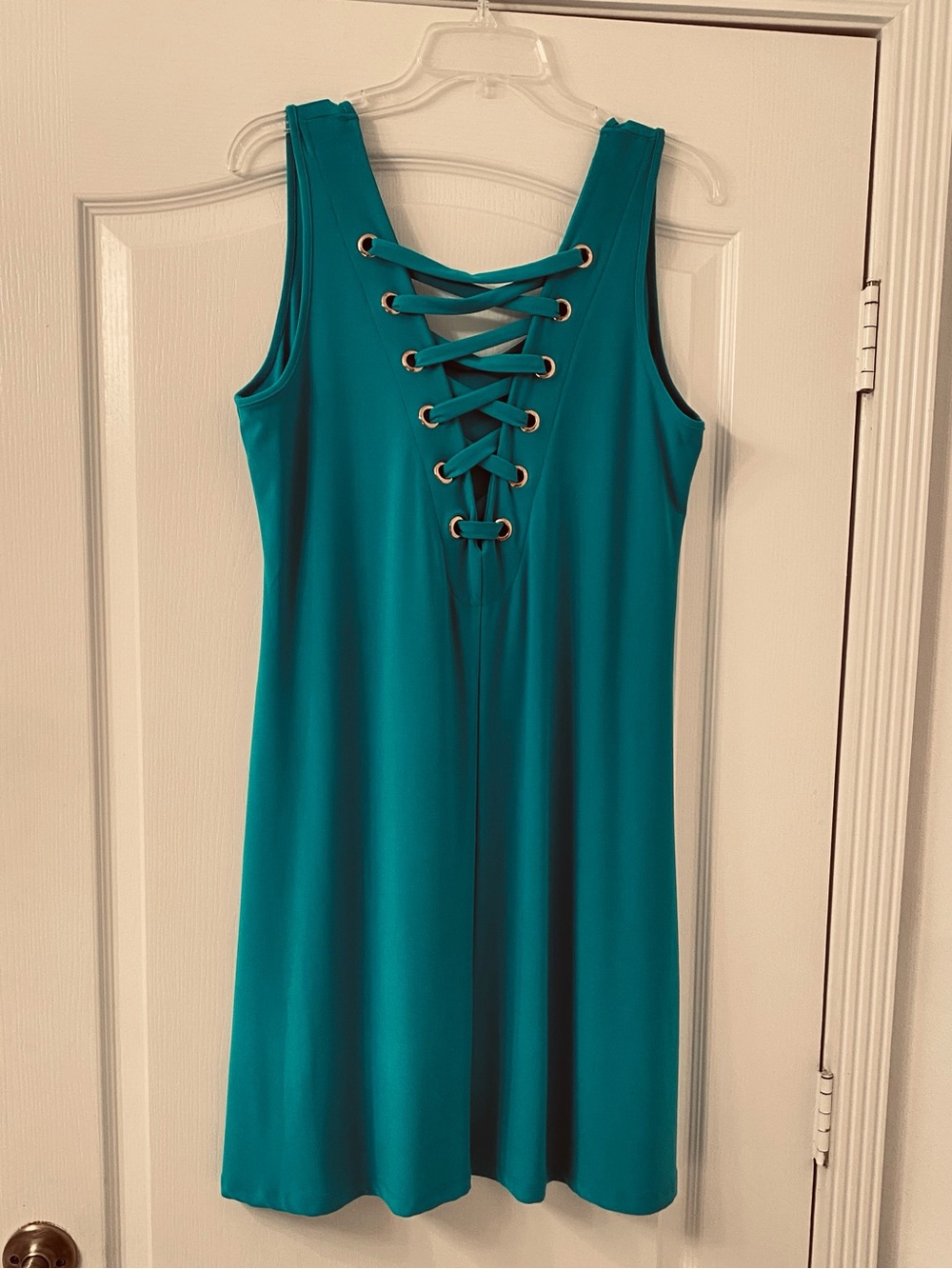 Sleeveless Teal Dress Size xl